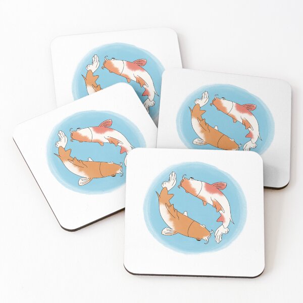Item preview, Coy fish pond design designed and sold by cambrieadams.