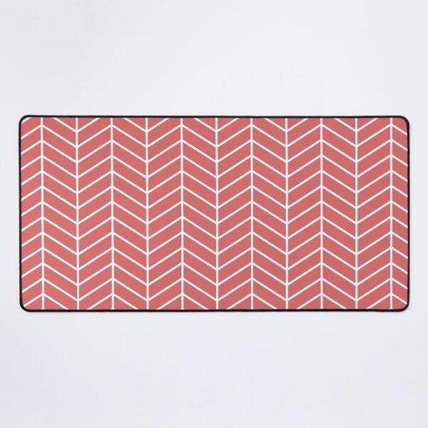 Item preview, coral pink chevrons designed and sold by ImagineKaye.