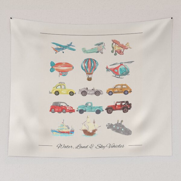 Item preview, Vehicles: Water, Land & Sea designed and sold by Belcordi.