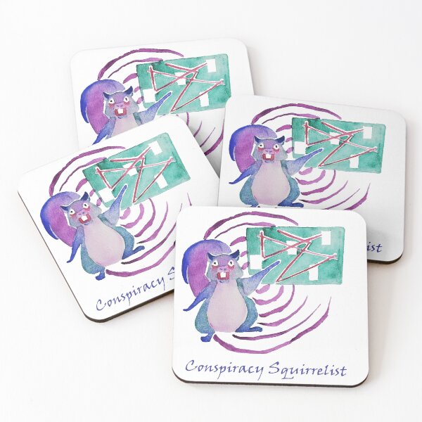 Item preview, Conspiracy Squirrelist  designed and sold by keiracurtisart.