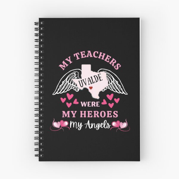 Item preview, My Teachers Were My Heroes My Angels The Best Teacher Hearts Design designed and sold by BestTeacher.