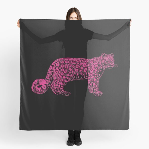 Pink Tiger & Leopard Animal Print Scarf – lusciousscarves