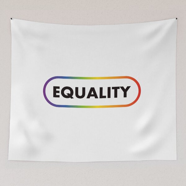 Item preview, EQUALITY gay pride  - LGBT Rainbow designed and sold by Inspirationmotivation.