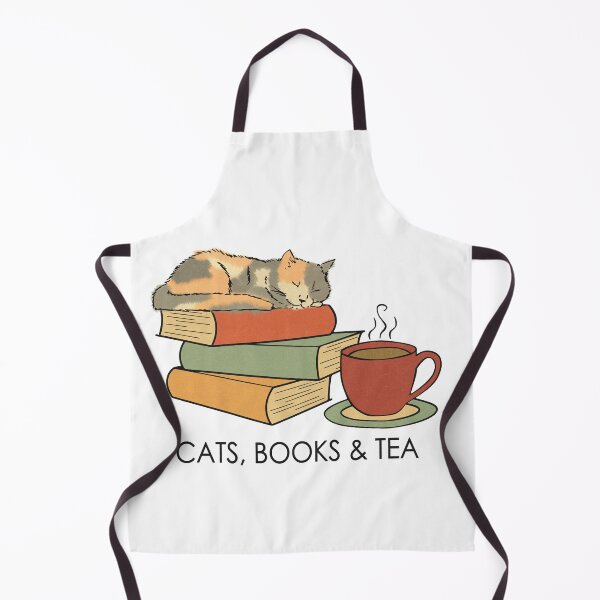 Item preview, Cats, Books & Tea designed and sold by Pink Pineapple Works.
