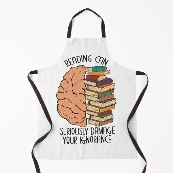 Item preview, Reading Can Seriously Damage Your Ignorance designed and sold by Pink Pineapple Works.