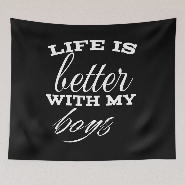 Item preview, LIFE IS BETTER WITH MY BOYS designed and sold by leicha.