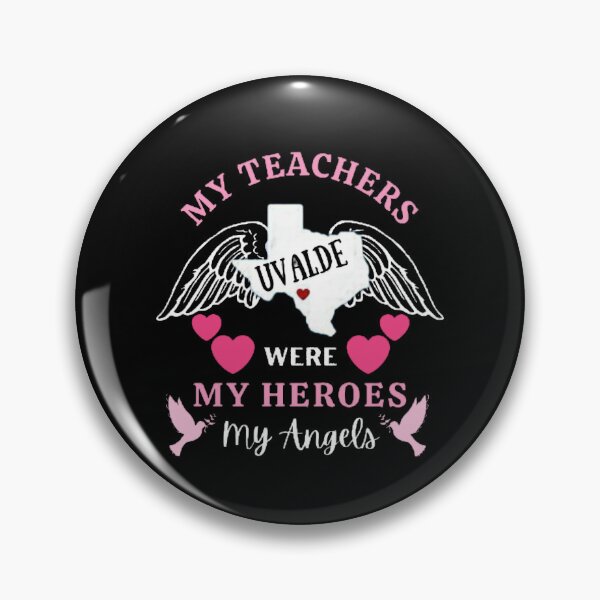 Item preview, My Teachers Were My Heroes My Angels The Best Teacher Pink Doves Design designed and sold by BestTeacher.