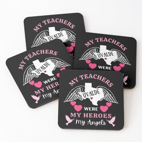 Item preview, My Teachers Were My Heroes My Angels The Best Teacher Pink Doves Design designed and sold by BestTeacher.