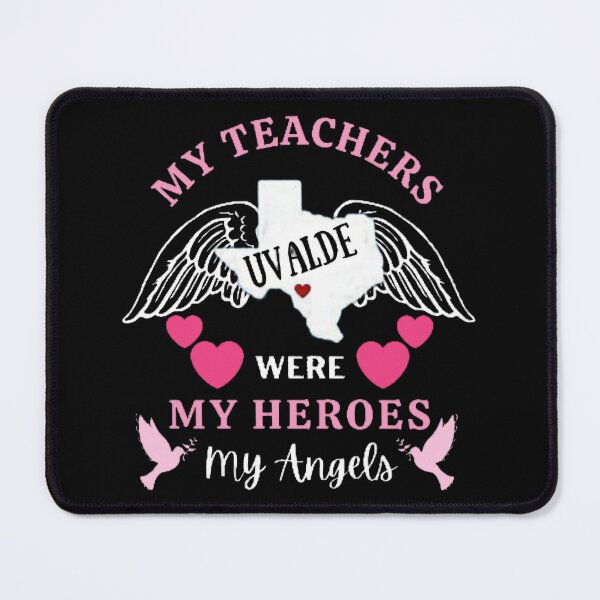 Item preview, My Teachers Were My Heroes My Angels The Best Teacher Pink Doves Design designed and sold by BestTeacher.