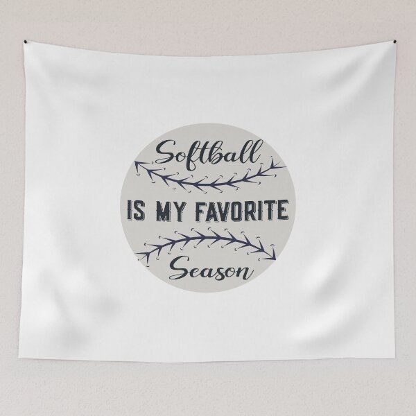 Item preview, Softball is my Favorite Season designed and sold by NewAdventure.