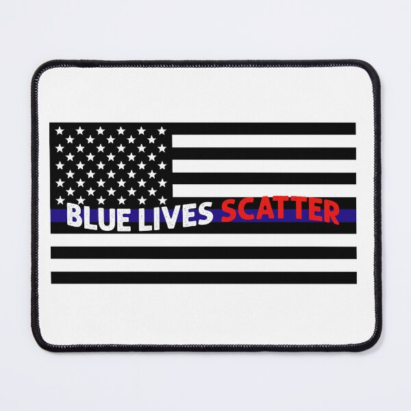 Item preview, BLUE LIVES SCATTER designed and sold by libtarts.