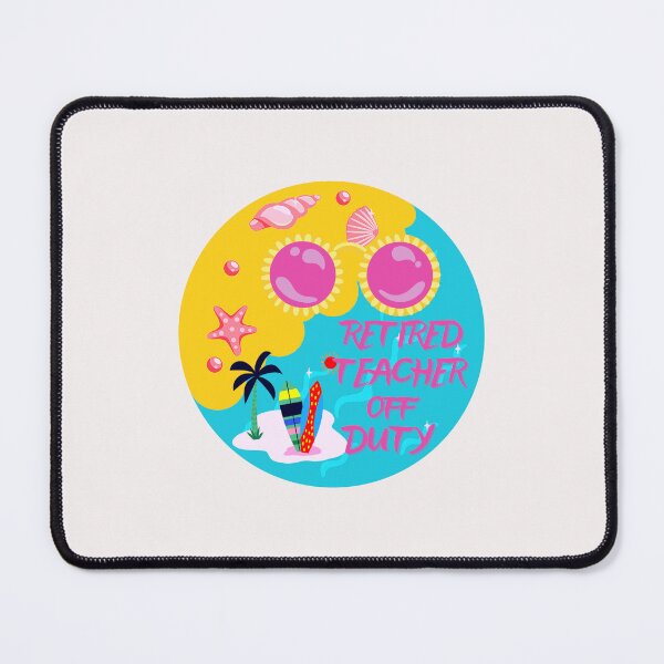 Item preview, Funny Retired Teacher Off Duty Art Designs designed and sold by Manilyn0907.