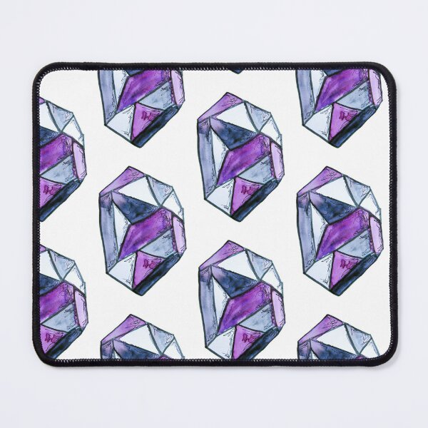 Item preview, Asexual and Grey-Sexual Pride Crystal designed and sold by Kendra Kantor.