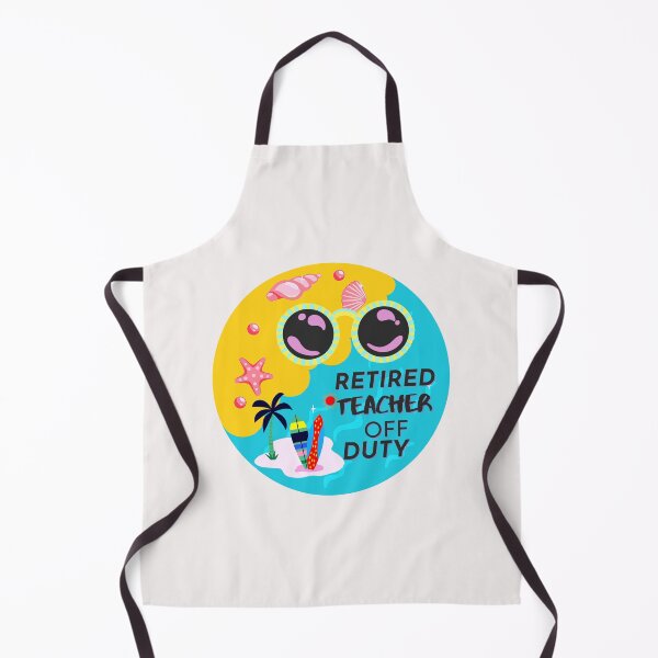 Item preview, Funny Retired Teacher Off Duty Art Designs designed and sold by Manilyn0907.