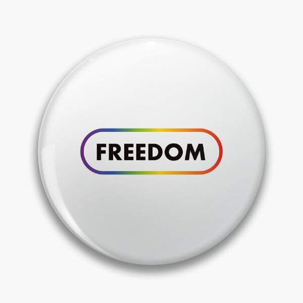 Item preview, FREEDOM gay pride  - LGBT Rainbow designed and sold by Inspirationmotivation.