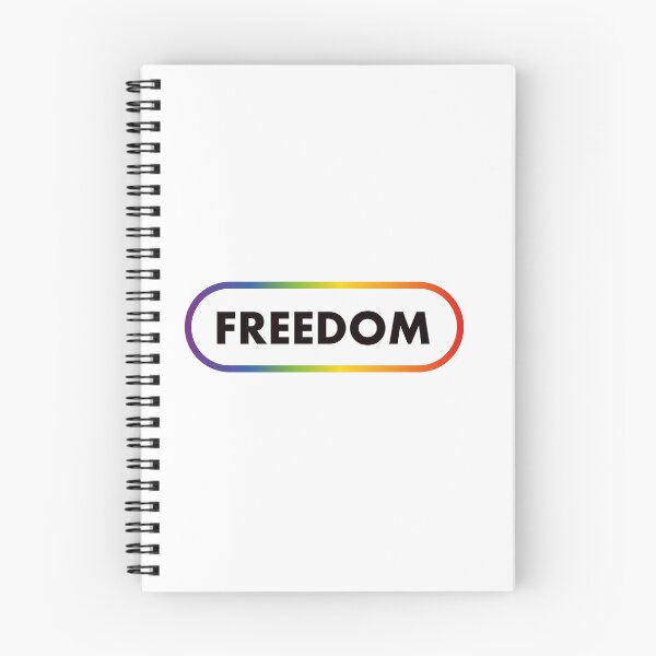 Item preview, FREEDOM gay pride  - LGBT Rainbow designed and sold by Inspirationmotivation.
