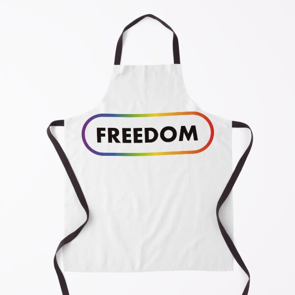 Item preview, FREEDOM gay pride - LGBT Rainbow designed and sold by Inspirationmotivation.