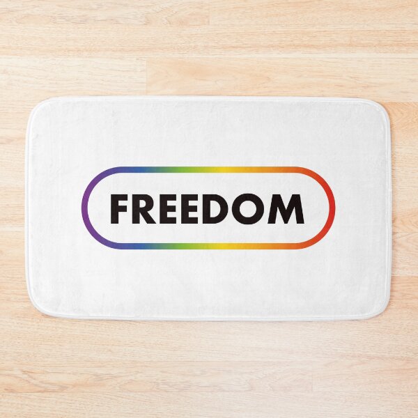 Item preview, FREEDOM gay pride  - LGBT Rainbow designed and sold by Inspirationmotivation.