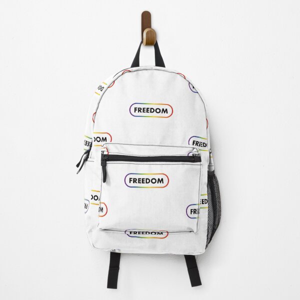 Item preview, FREEDOM gay pride - LGBT Rainbow designed and sold by Inspirationmotivation.