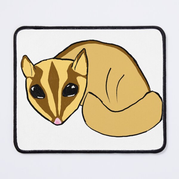 Item preview, Sugar Glider resting cartoon  designed and sold by KaylaKritters.