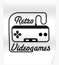 retro videogames Poster
