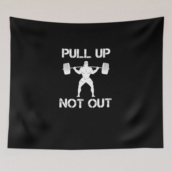 Item preview, Powerlifting Bodybuilding Weightlifting Pull Up Not Out designed and sold by rachidhaz.