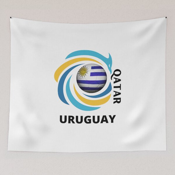 Item preview, Qatar Football soccer team Uruguay  designed and sold by DesignsbyMona.