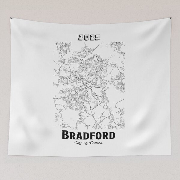 Item preview, Bradford City of Culture 2025 Retro Map designed and sold by lordyswiss.