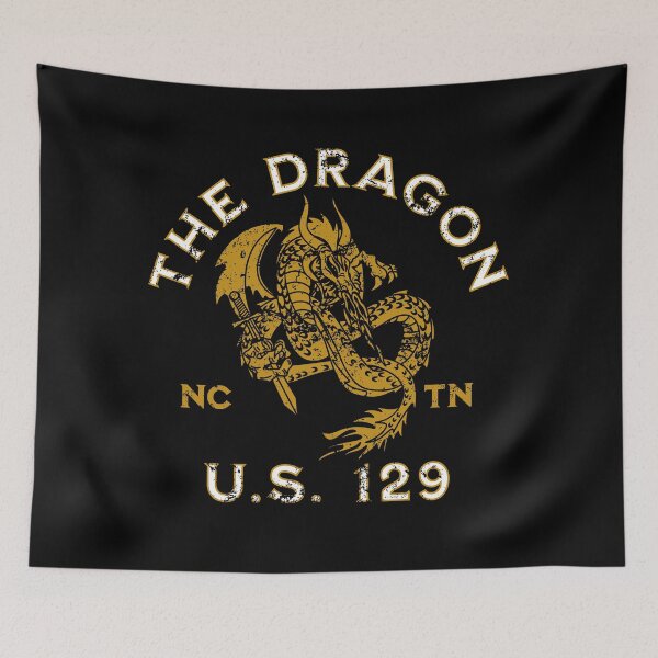 Item preview, The Dragon Tennessee North Carolina US 129 Distressed designed and sold by hobrath.