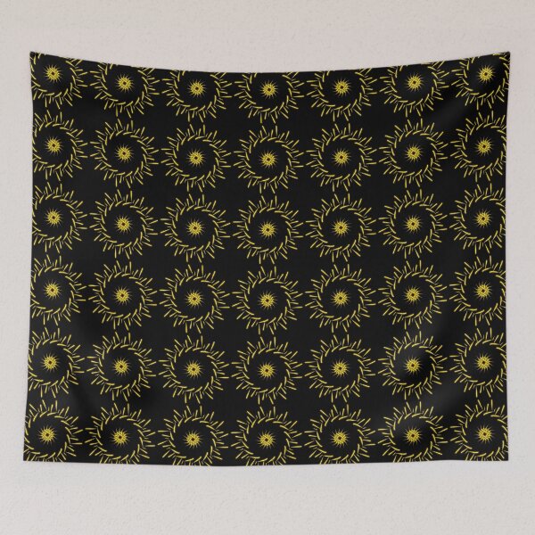 Item preview, Supernova yellow star, abstract art designed and sold by Meo Design.