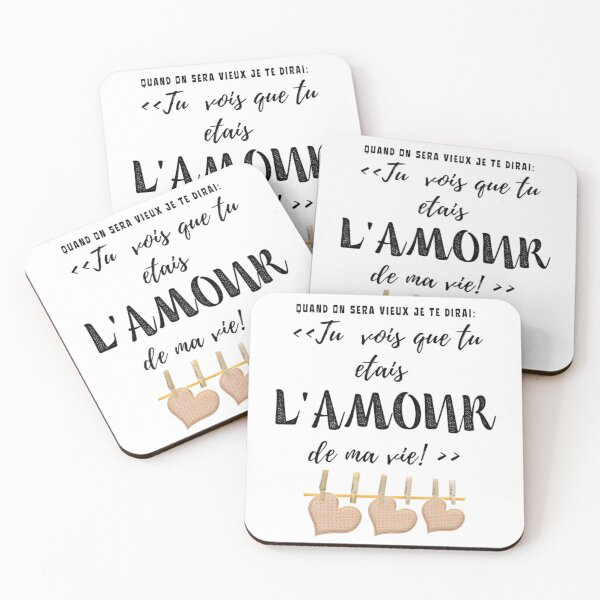 Aperçu de l'œuvre Quand on sera vieux je te dirai tu vois que tu étais l'amour de ma vie créée et vendue par SamShop ⭐⭐⭐⭐⭐.