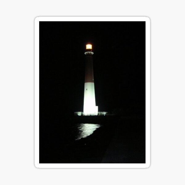 "Barnegat Light At Night Lighthouse In New Jersey USA Photo by Lynn
