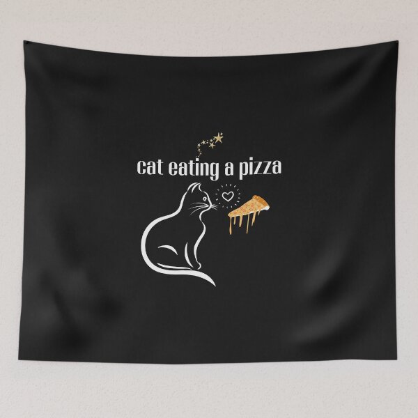 Item preview, THE NEXT 4 T-SHIRT DREAMS CAT EATING A PIZZA designed and sold by rradouane.