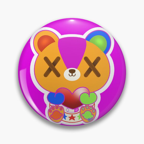 Aperçu de l'œuvre Ours patchwork bébé coloré créée et vendue par DoomNymph.