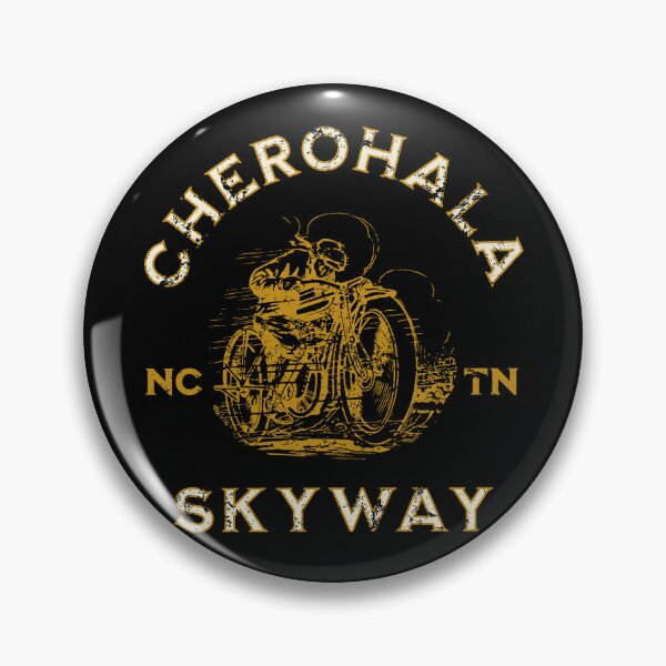 Item preview, Cherohala Skyway North Carolina Tennessee Motorcycle Distressed designed and sold by hobrath.