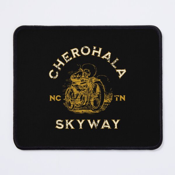 Item preview, Cherohala Skyway North Carolina Tennessee Motorcycle Distressed designed and sold by hobrath.
