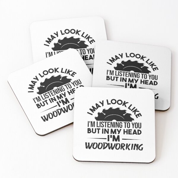 Item preview, In My Head I'm Woodworking designed and sold by KeekStudio.