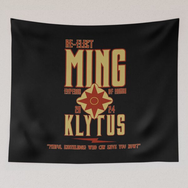 Item preview, Re-Elect Ming The Merciless in 2024 designed and sold by TeeArcade84.