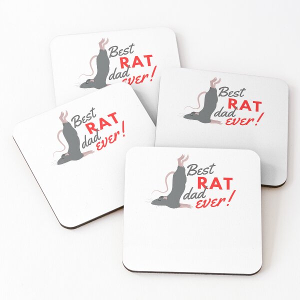 Item preview, Best rat dad ever - Simple and funny design for rat lovers designed and sold by OpenCloset.