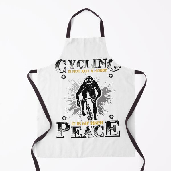 Artikelvorschau, Cycling is not just a hobby it is my inner peace Essential Gifts mom, dad, Design Happy Apparel Essential Inspiration Joy Mood entworfen und verkauft von DesignByHeartUK.