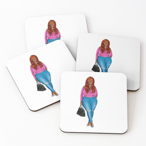 Item preview, Fashion lady, lady boss, curvy girl stickers, plus size woman designed and sold by gabrielakrall.