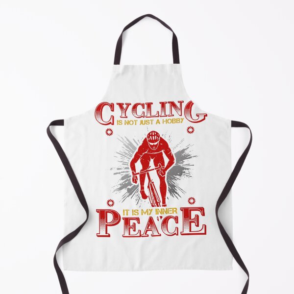Artikelvorschau, Cycling is not just a hobby it is my inner peace Essential Gifts mom, dad, Design Happy Apparel Essential Inspiration Joy Mood entworfen und verkauft von DesignByHeartUK.