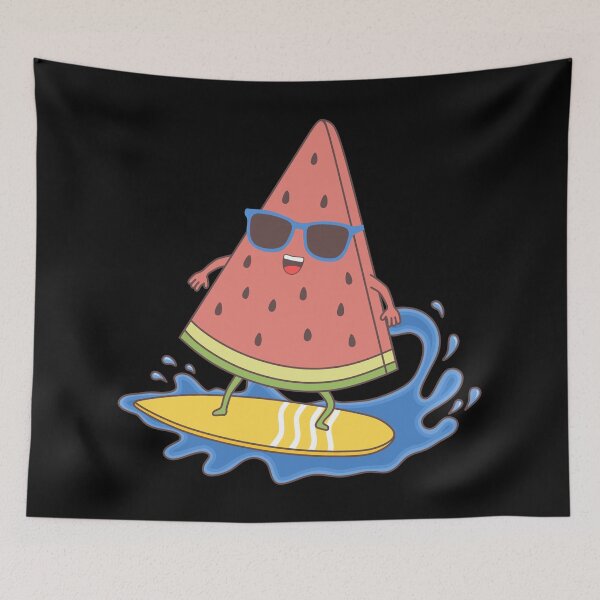 Item preview, Cool Watermelon Slice Surfing designed and sold by ttttee.