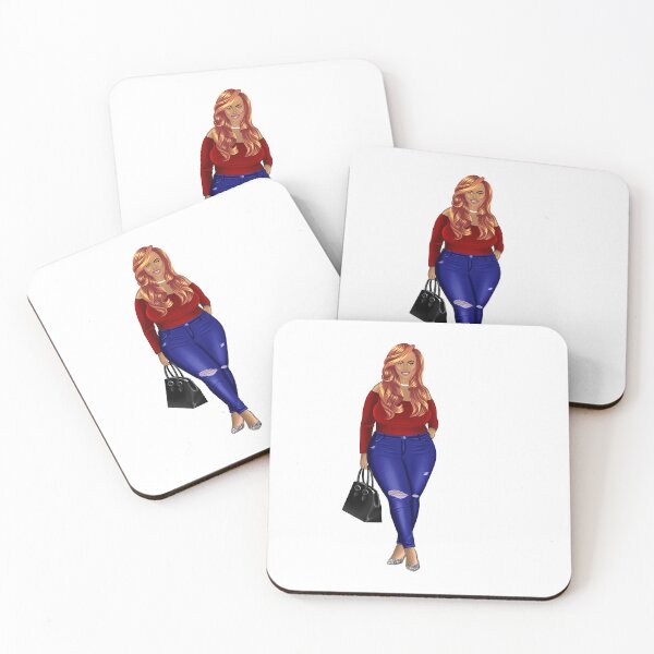 Item preview, Fashion lady, lady boss, curvy girl stickers, plus size woman designed and sold by gabrielakrall.