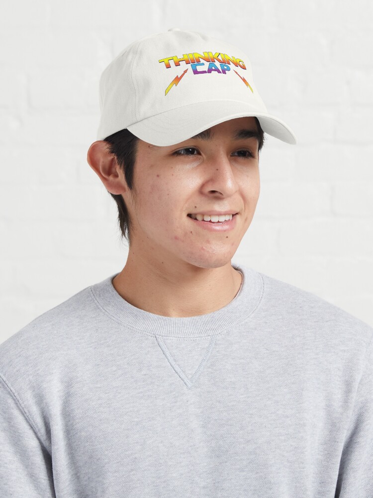 Thumbnail 3 of 7, Cap, Thinking Cap designed and sold by NickiPost.