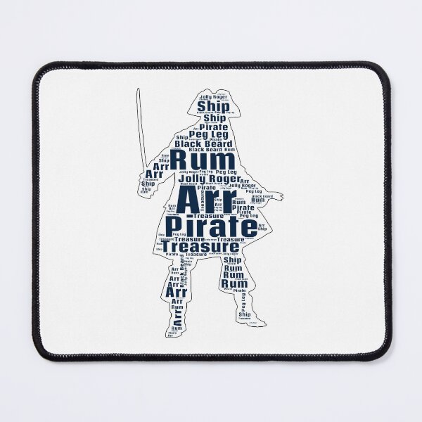 Item preview, Pirate Words in a Pirate Shape designed and sold by Mterry1202.