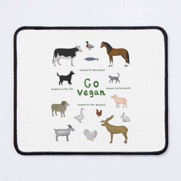 Item preview, go vegan for animals designed and sold by Jumty13.