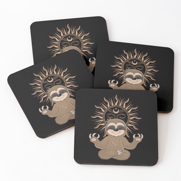 Item preview, Cute Adorable Meditating Sloth Focused On Astrology designed and sold by two7designs.