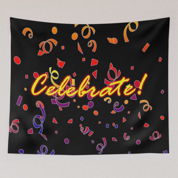 Item preview, Celebrate Confetti Black designed and sold by blakcirclegirl.