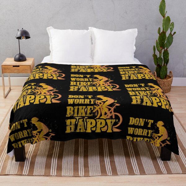 Item preview, Dont Worry Bike Happy Bike bicycle Essential Gifts mom, dad, Design Happy Apparel Essential Inspiration Joy Mood designed and sold by DesignByHeartUK.